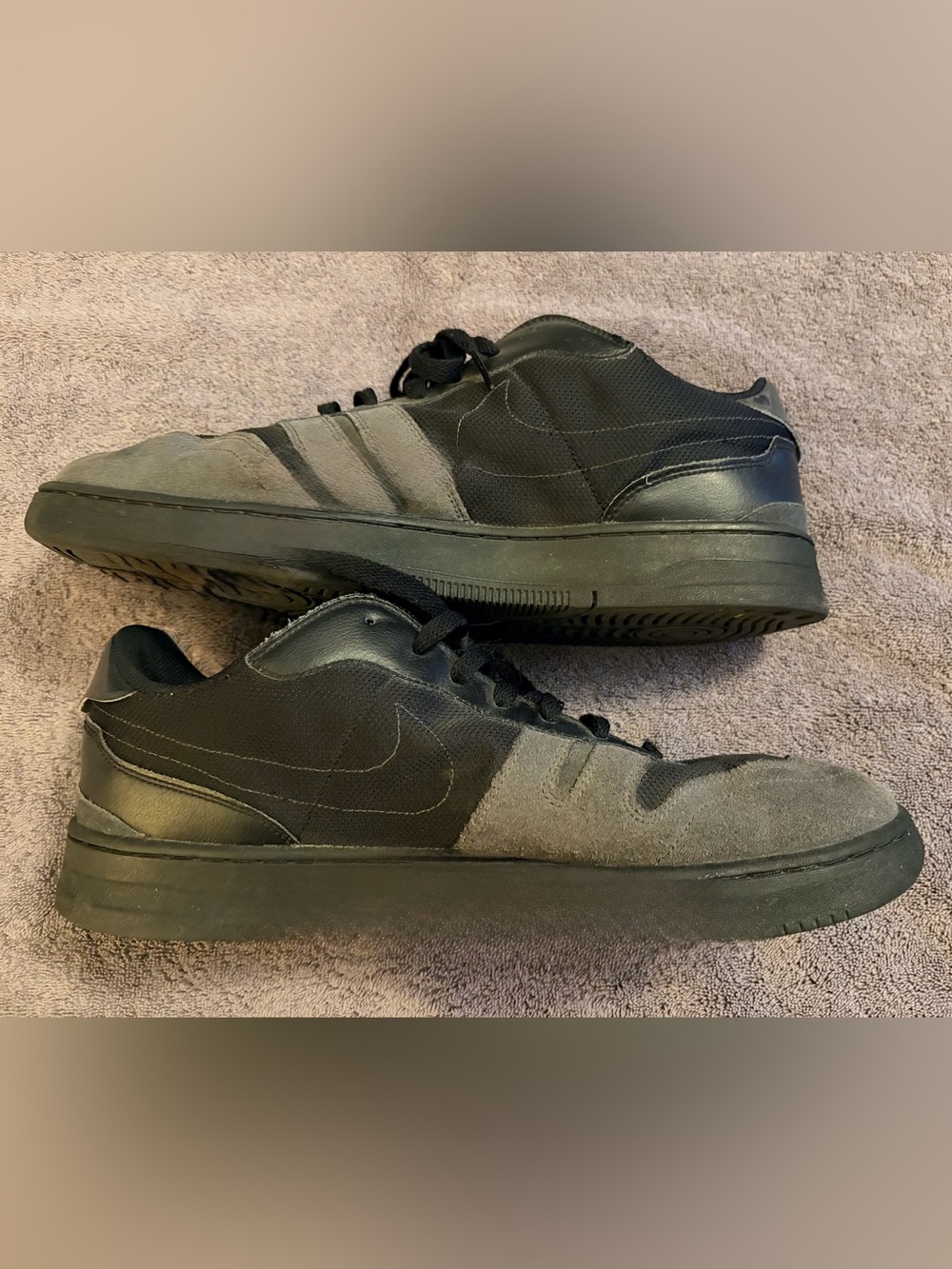 Nike squash type black anthracite sneakers - men’s 14